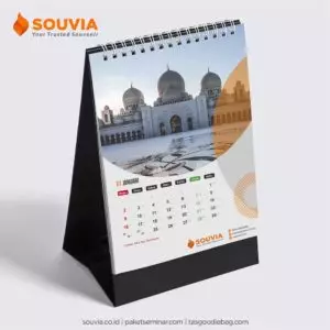 kalender meja bulanan untuk souvenir akhir tahun