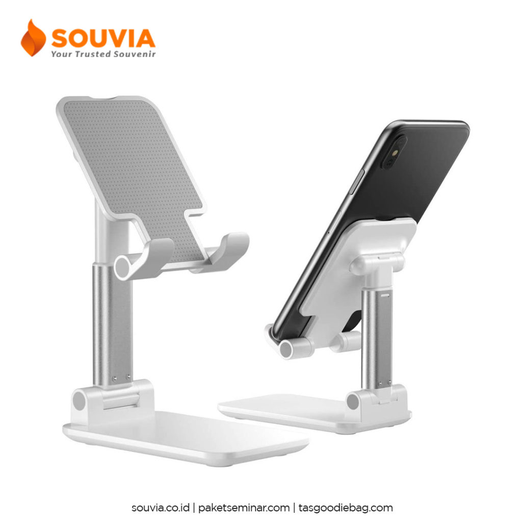 phone holder bisa jadi alternatif souvenir HUT RI yang dapat dibranding logo 17 agustus
