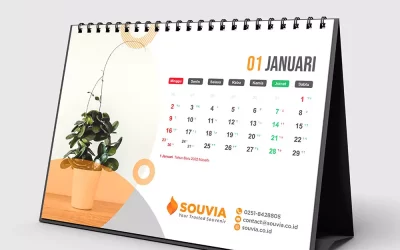 Ide Desain Kalender Duduk Kreatif nan Unik