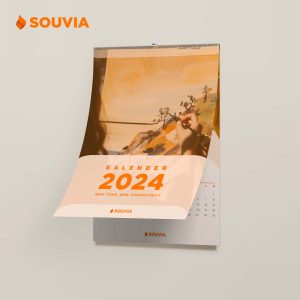 kalender dwiwulan dengan cover untuk tahun 2023 dan 2024