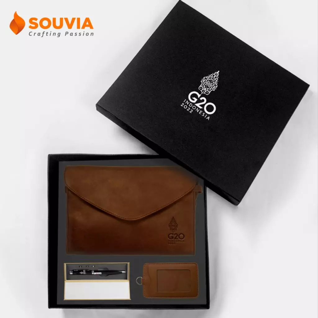 Gift set sebagai pilihan merchandise G20 2022