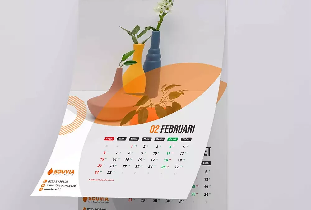 Kalender Bulanan 2023 Ini Pas untuk Souvenir Akhir Tahun