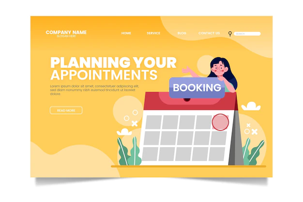 Calender booking appointment sample